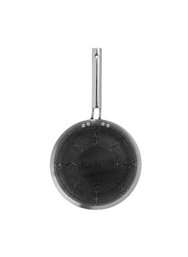 Kraft Futuretec Pro Triply Stainless Steel Roti Tawa â€“ 26 cm, 2.5 mm Thick | Stick-Free Steel Tawa for Roti, Paratha & Chilla | Metal Spoon Safe | Compatible with Gas & Induction Cooktops - Image 1